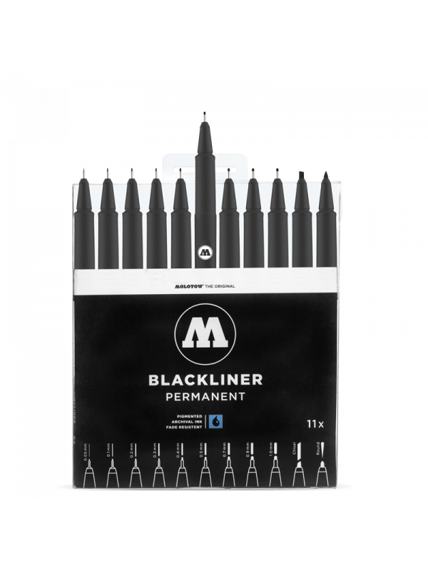 Molotow Black Liner 11ct