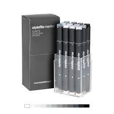 Stylefile Classic 12 Markers Set (Neutral Grey)